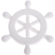 Beißanhänger Steuerrad : weiß