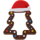 Albero di Natale per dentizione : marrone chiaro