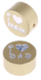 Perlina con motivo glitterato "I Love Mom / Dad" : oro