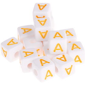 580 Dadi in plastica – Lettera gialla A (0,5 Kg)