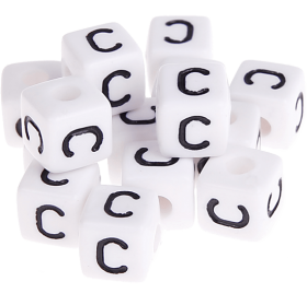 580 Dadi in plastica con lettera C (0,5 Kg)