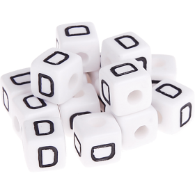 580 Dadi in plastica con lettera D (0,5 Kg)