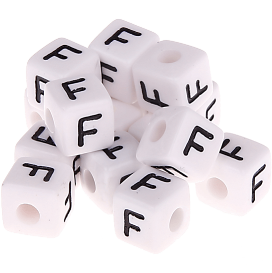 580 Dadi in plastica con lettera F (0,5 Kg)