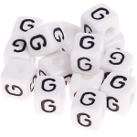 580 Dadi in plastica con lettera G (0,5 Kg)