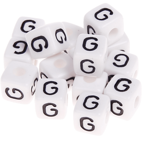 580 Dadi in plastica con lettera G (0,5 Kg)