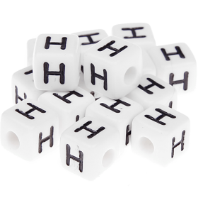 580 Dadi in plastica con lettera H (0,5 Kg)