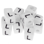 580 Dadi in plastica con lettera L (0,5 Kg)
