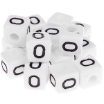 580 Dadi in plastica con lettera O (0,5 Kg)