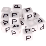 580 Dadi in plastica con lettera P (0,5 Kg)