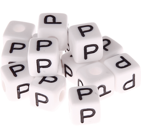 580 Dadi in plastica con lettera P (0,5 Kg)