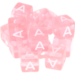 580 Dadi in plastica con lettera R (0,5 Kg)