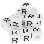 580 Dadi in plastica con lettera R (0,5 Kg)