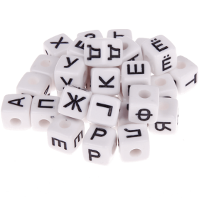 580 Dadi in plastica con lettera A (0,5 Kg) - Russo