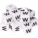580 Dadi in plastica con lettera W (0,5 Kg)