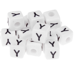 580 Dadi in plastica con lettera Y (0,5 Kg)