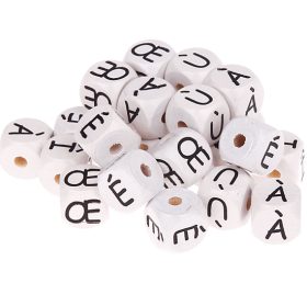 Dadi con lettere ad incavo 10 mm
