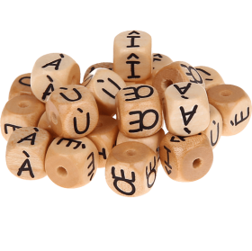 Dadi con lettere ad incavo 10 mm