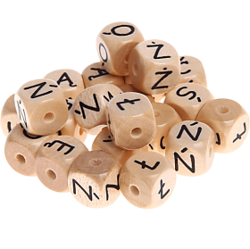 Dadi con lettere ad incavo 10mm - Polacco