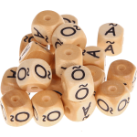 Dadi con lettere ad incavo 10 mm