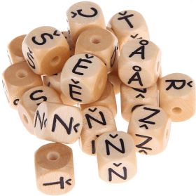 Dadi con lettere ad incavo 10mm - Ceco