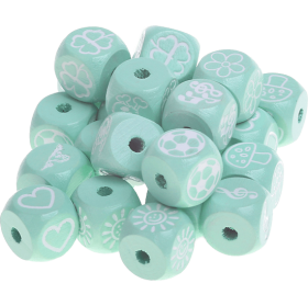Dadi menta con lettere ad incavo 10 mm