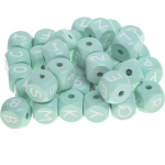 Dadi menta con lettere ad incavo 10 mm