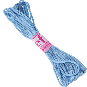 Cordoncino elasticizzato azzurro 1,5 mm – 1 m