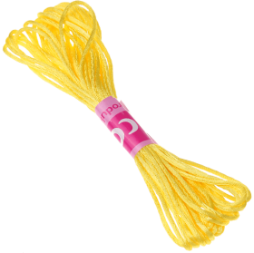 Cordoncino satinato giallo Kumihimo – 1 m
