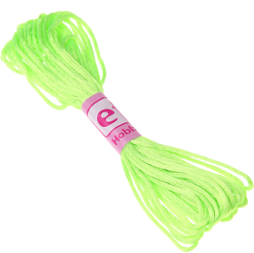 Cordoncino satinato verde chiaro Kumihimo – 1 m