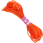 Cordoncino satinato arancione Kumihimo – 1 m