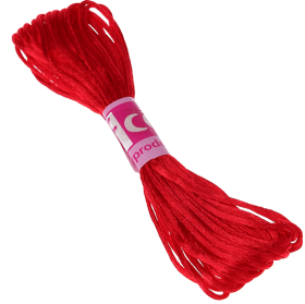 Cordoncino satinato rosso Kumihimo – 1 m