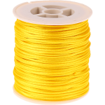 Cordoncino satinato giallo Kumihimo – 50 m