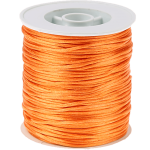 Cordoncino satinato arancione Kumihimo – 50 m