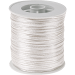 Cordoncino satinato bianco Kumihimo – 50 m