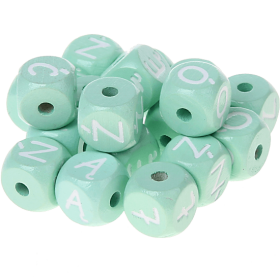 Dadi menta con lettere ad incavo 10 mm - Polacco