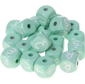 Dadi menta con lettere ad incavo 10 mm - Ceco