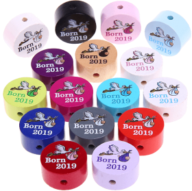 Perlina con motivo "Born 2019"