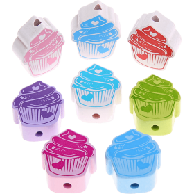 Perlina sagomata “Cupcake”
