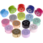Perlina con motivo glitterato “Stellina”