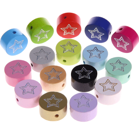 Perlina con motivo glitterato “Stellina”