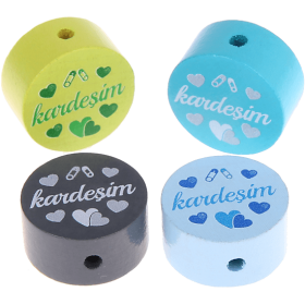 Motivperle "kardeşim" (Türkisch)