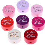 Perlina con motivo glitterato "Kleine Diva"
