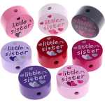 Perlina con motivo "little sister"