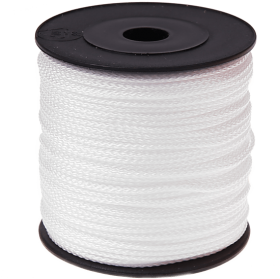 Cordoncino in poliestere bianco – 5 m