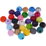 5 Perline rigate 10 mm
