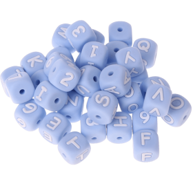 Dado in silicone con lettera 10 mm