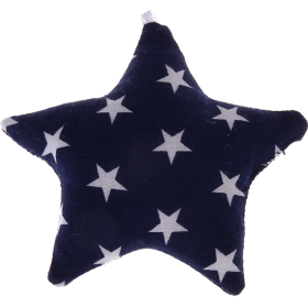Stellina in tessuto a stelle – Blu