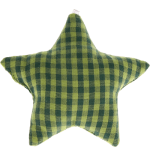 Stellina in tessuto a scacchi – Verde scuro