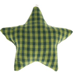 Stellina in tessuto a scacchi – Verde scuro