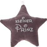 Stellina in tessuto con - Grigio - „Kleiner Prinz“